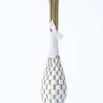 Lavender wand white silk