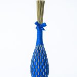 Fuseau de lavande satin - Bleu foncé