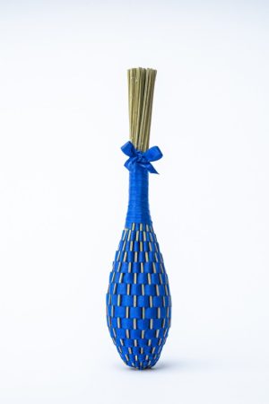 Fuseau de lavande satin - Bleu foncé