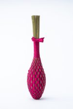 Lavender wand fuchsia silk