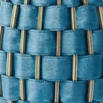 Fuseau de lavande satin - Bleu canard – Image 2