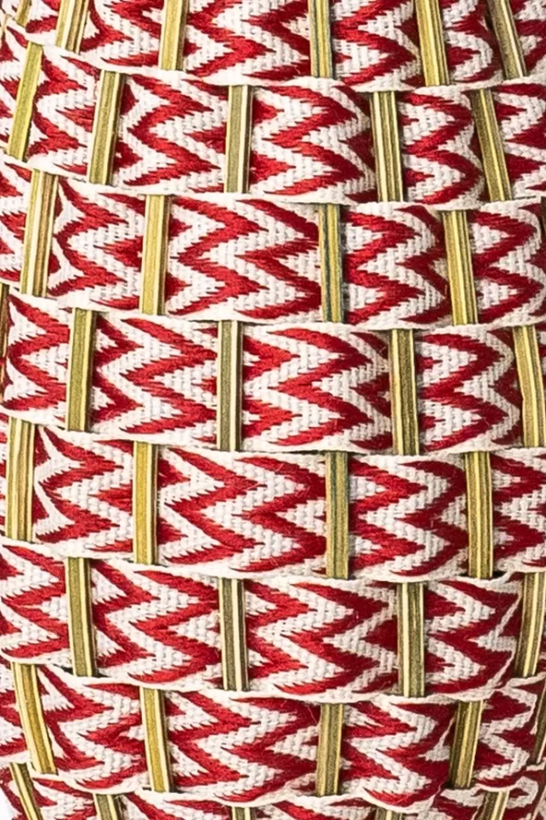 zoom-chevron-rouges.jpg Lavender wand red chevrons - Image 2