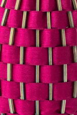 Lavender wand fuchsia silk - Image 2