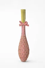 Lavender wand red chevrons